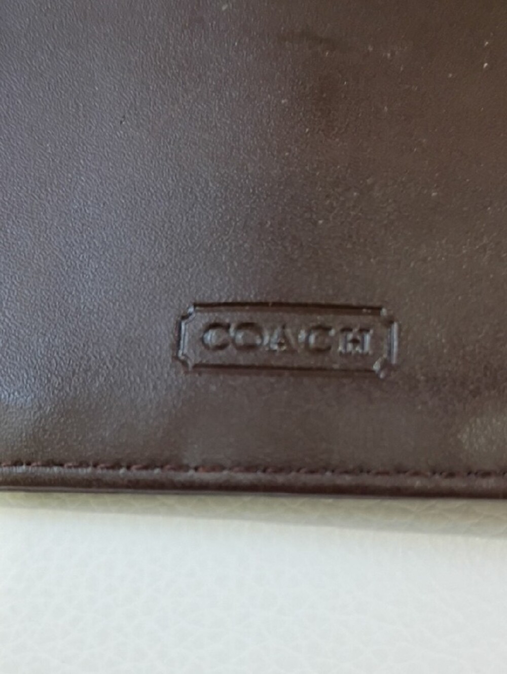 Coach Vintage Brown Signature Canvas Continental Wallet - Picture 9 of 13